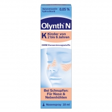 Olynth® N – Nasenspray ohne Konservierungsstoffe für Kinder